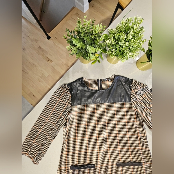 RW&CO XL dress with leather look panel - Picture 4 of 6